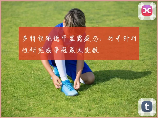 多特领跑德甲显露疲态，对手针对性研究成争冠最大变数